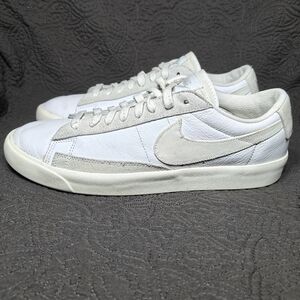 Nike Blazer Low Leather Vintage Leather Casual Platinum Tint Sneakers Men's 10.5